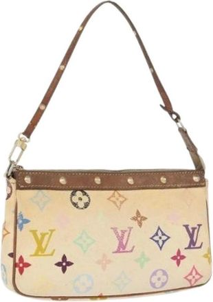 Louis Vuitton Pre-owned Shoulder Bags, female, White, Size: ONE SIZE Pre-owned Pouch