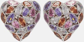 Self Portrait Crystal-embellished earrings