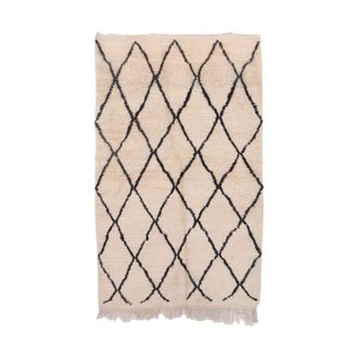 AFK Living Alfombra bereber marroqu&iacute; de pura lana 156 x 254 cm