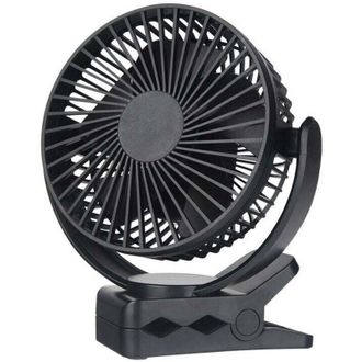 OEM Mini Ventilador Usb De 5,5 Pulgadas Con Clip Y Bater&iacute;a De 5000 Mah, Peque&ntilde;o Ventilador De Escritorio Port&aacute;til, 3 Velocidades, Rotaci&oacute;n Dual De 360&deg;, C