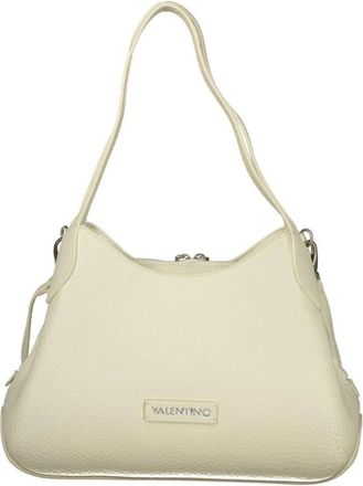 Valentino Polyethyleen Handtas met Textuur - Dames - Schoudertassen - Wit - ONE Size - Tassen