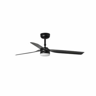 Netlighting Punt Led Black 3 Blade Ceiling Fan With DC Motor