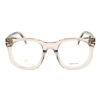 David Beckham DB71230SD900 Square Full Rim Acetate Eyeglasses - Beige