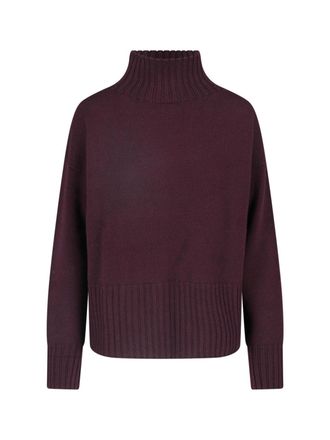 Drumohr Ribbed Turtleneck Sweater In Soft Merino Wool