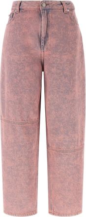 Ganni Jeans Ganni Stary lavato rosa