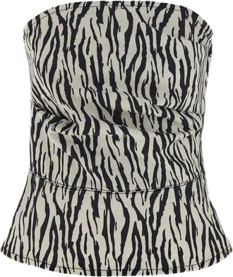 Rotate Gire birger Christensen Denim impreso