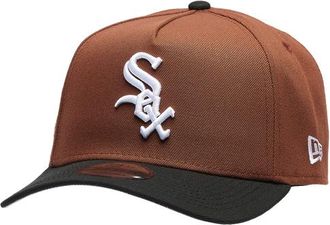 New Era Womens Chicago White Sox White Sox 9FORTY A-Frame Cap - Adult White/Brown/Black