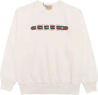 Gucci J L/S Felpa In Cotone Feltro