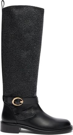 Stuart Weitzman Benni Riding Boot - Dames - Hoge Laarzen - Zwart - 41 EU - Schoenen