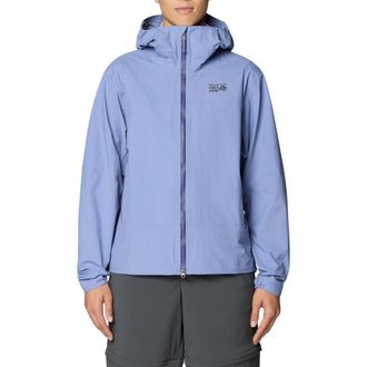 Mountain Hardwear Cloud Cipher Hooded Jacket in Best Coast Blue at Nordstrom, Size X-Large