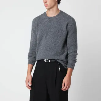 Drumohr Maglione grigio in lana dagnello
