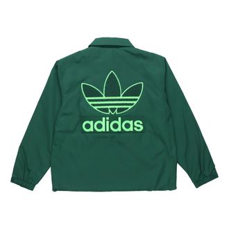 adidas originals Big Trfl Logo Mens Jacket Green H36282