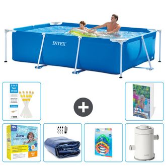 Intex Piscina Con Estructura Rectangular - 260x160x65 Cm - 7-piezas S7