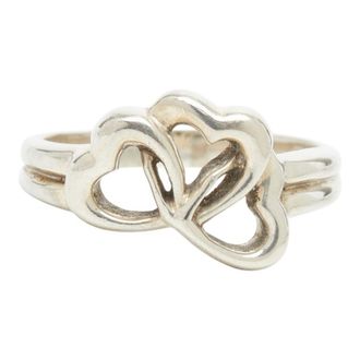 Tiffany & Co. Heart Silver Silver 925 Band Ring (Pre-Owned)