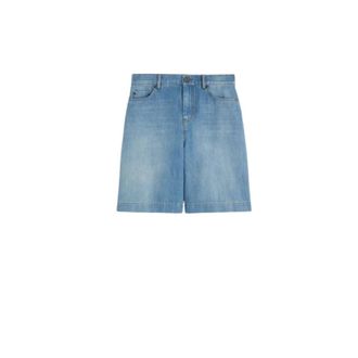Max Mara Denim Shorts, female, Blue, Size: 2XS Wkdozono Bermuda Shorts