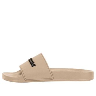 Balenciaga (WMNS) Balenciaga Pool Slides Beige 565547W1S809710