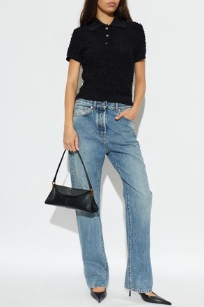 Balmain Straight-leg Jeans, Womens, Blue