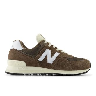 New Balance Unisex-Adult U574v1 Sneaker, Dark Mushroom/Angora, 12.5 Women/11 Men