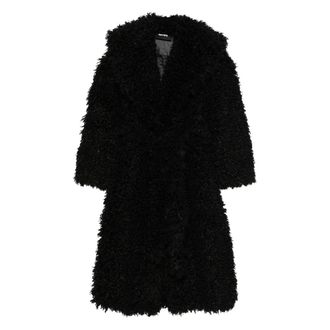 Rotate Long-sleeves Faux-fur Coat