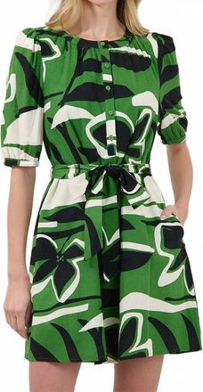 Sugarlips Samrie Mini Dress In Kelly Cream