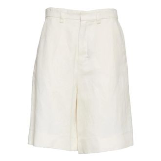 Max Mara Casual Shorts, female, White, Size: 2XS Long Shorts