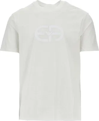 Emporio Armani Logo print lyocell-blend T-shirt Man XXL