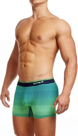 Papi Standard Ocean Breeze Mid Trunk In Green Gecko