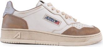 Autry Sneakers, male, Multicolor, 12 UK, Mens Leather Trainers with Suede Details
