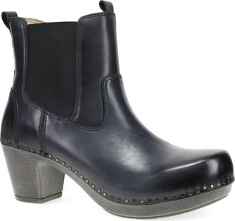 Dansko Womens Shayna Heeled Boot In Black