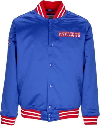 Mitchell & Ness Bomberjacks - Heren - Bomber jackets - Blauw - S - Satijn - Jassen