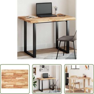 vidaXL vidaXL Tavolo da pranzo - Piano Tavolo Rettangolare 80x70x4 cm Legno Massello di Acacia