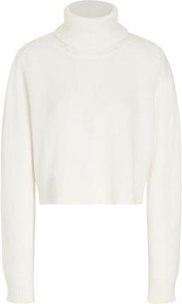 8 by YOOX KNIT CROPPED ROLL-NECK