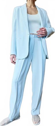 Forte_Forte Chic Taffeta Chino Pants In Nuage