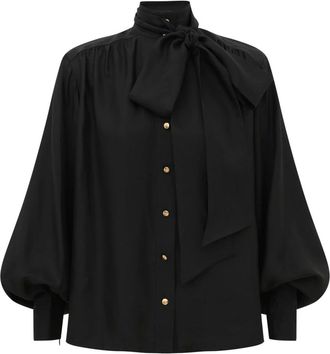 Zimmermann Blusa de Seda Negra - Blouses & Shirts - Mujer - Negro - M