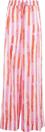 Essentiel Pantaloni a righe con coulisse - Bianco