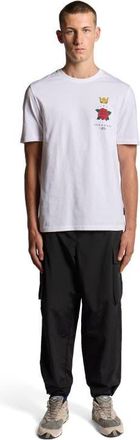 Lyle & Scott Rose And Crown Graphic T-shirt in White at Nordstrom, Size Xx-Large