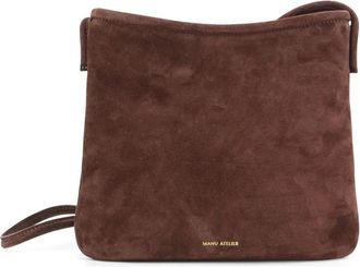 Manu Atelier Schoudertas - Dames - Schoudertassen - Bruin - ONE Size - Su&egrave;de - Tassen