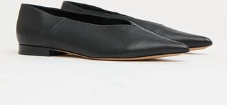 Mansur Gavriel Womens Kiki Flat In Black