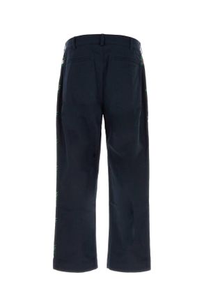 Baziszt Mens Pants Navy Cotton