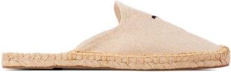 Soludos The Smoking Mule Embroidery Espadrille in Taurus - Natural Undyed at Nordstrom, Size 11