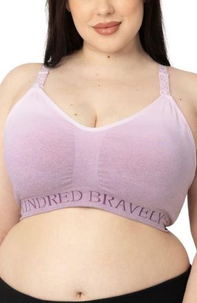 Kindred Bravely Busty Sublime Hands-Free Pumping & Nursing Sports Bra - Sizing Available in E-I Cup in Ombre Purple at Nordstrom, Size X-Large G