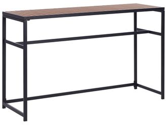 Beliani Mesa de comedor 2 personas de metal negro