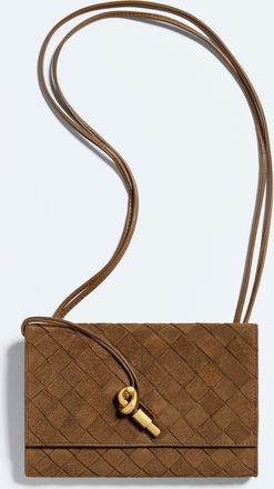 Bottega Veneta Andiamo Pouch on Strap - Brown - Women