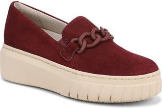 Naturalizer Daphne Slip-On Platform Sneaker in Cranberry Red at Nordstrom, Size 8.5