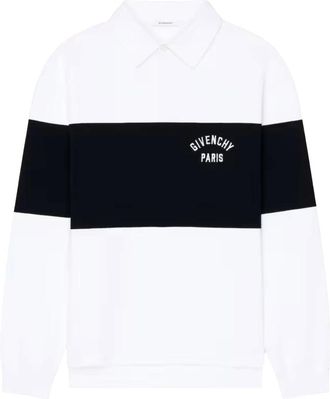 Givenchy Polo bicolor con bordado Paris - Tops - Hombre - Multicolor - L