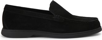 Kurt Geiger Mens Suede Sully Loafers - Black - Size UK 11