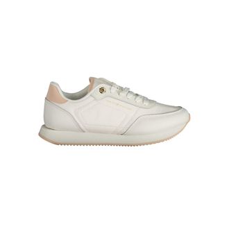 Tommy Hilfiger Bianco Leren Dames Sneaker