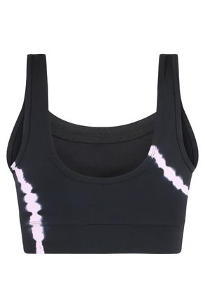 Electric & Rose Colorblock Polyamide Tank Top - Black