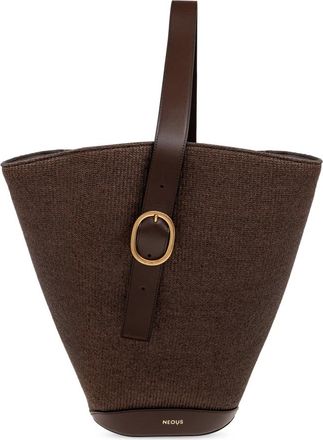 Neous Tassen, Dames, Bruin, ONE Size, Katoen, Apheli Tote