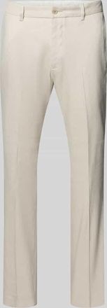 s.Oliver Black Label Regular Fit Anzughose aus Leinen-Mix in Beige, Gr&ouml;&szlig;e 102